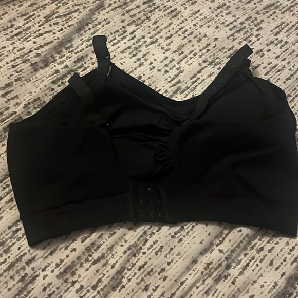 XL Busty Kindred Bravely Maternity Nursing Wire Free Bra Black - Picture 6 of 6